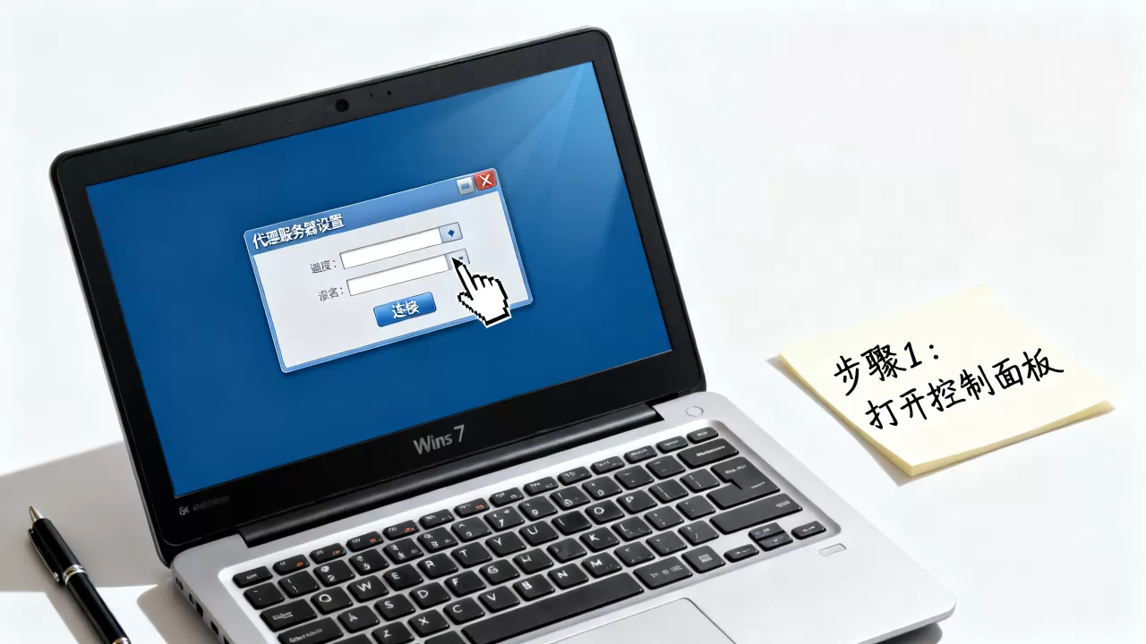 Win7代理服务器让网如何设置?,设置步骤? Win7代理服务器让网如何设置?,设置步骤?
