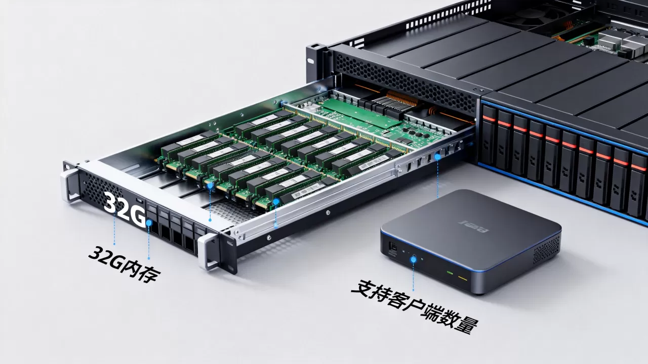 服务器32G内存能支持多少客户端,够用吗? 服务器32G内存能支持多少客户端,够用吗?