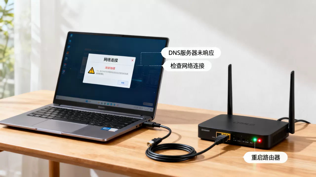 DNS服务器未响应是怎么一回事?,怎么解决? DNS服务器未响应是怎么一回事?,怎么解决?