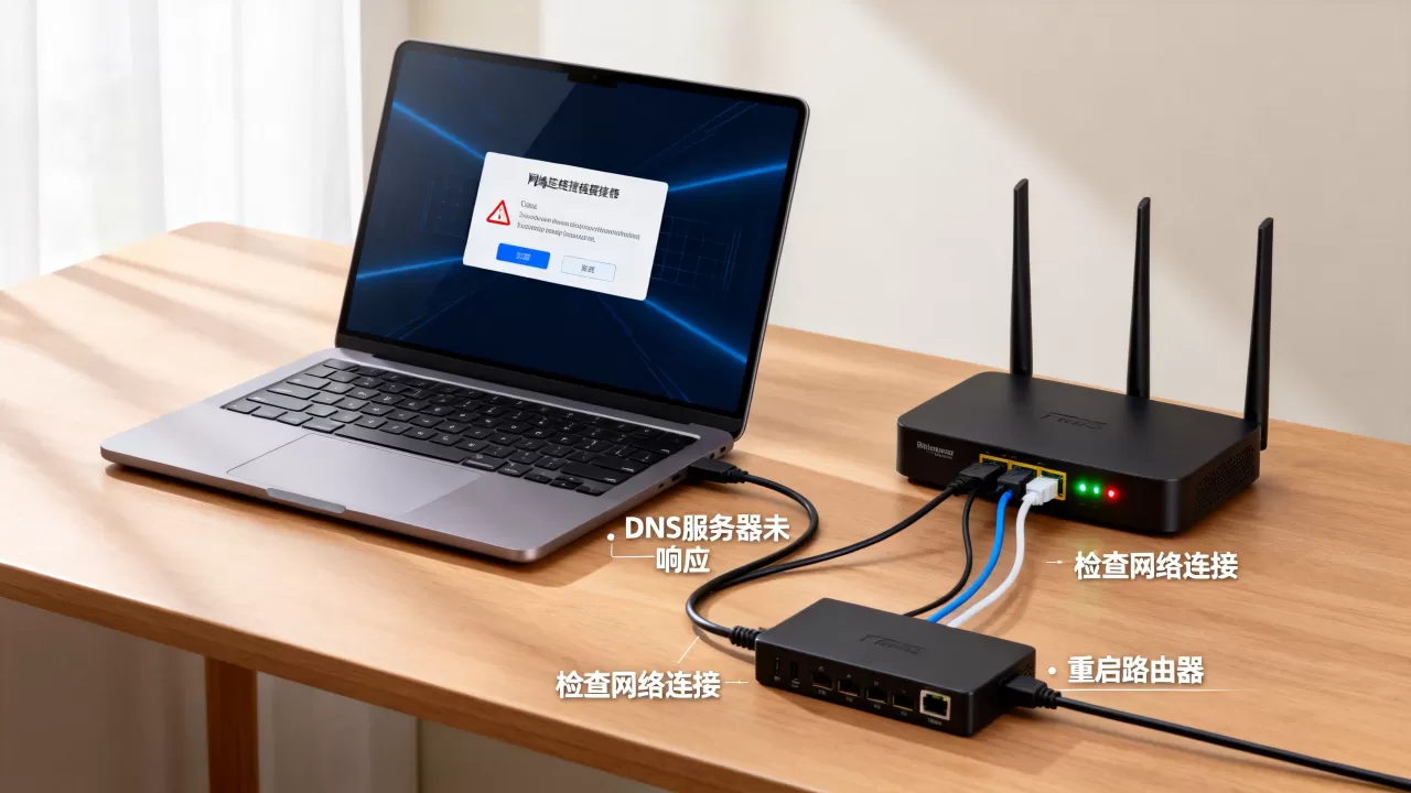 DNS服务器未响应是怎么一回事?,怎么解决? DNS服务器未响应是怎么一回事?,怎么解决?