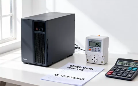 一台服务器一天耗电多少，电费成本怎么算