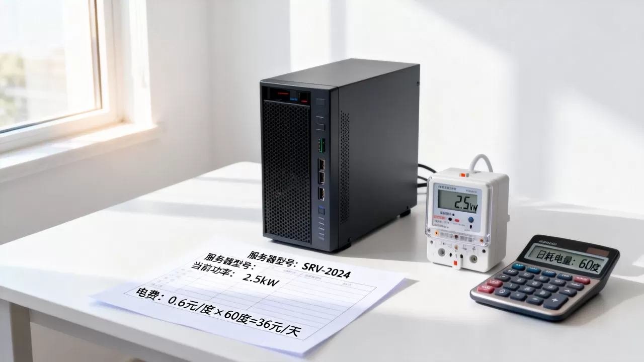 一台服务器一天耗电多少,电费成本怎么算 一台服务器一天耗电多少,电费成本怎么算