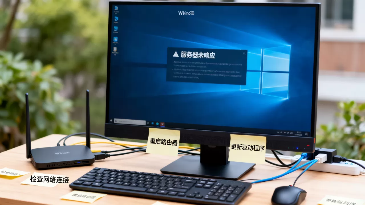 Win10我的电脑服务器未响应怎么办,服务器未响应如何解决 Win10我的电脑服务器未响应怎么办,服务器未响应如何解决