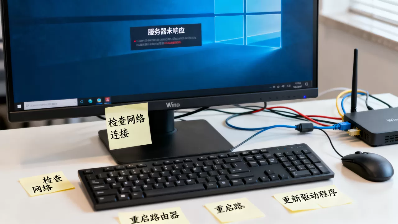 Win10我的电脑服务器未响应怎么办,服务器未响应如何解决 Win10我的电脑服务器未响应怎么办,服务器未响应如何解决