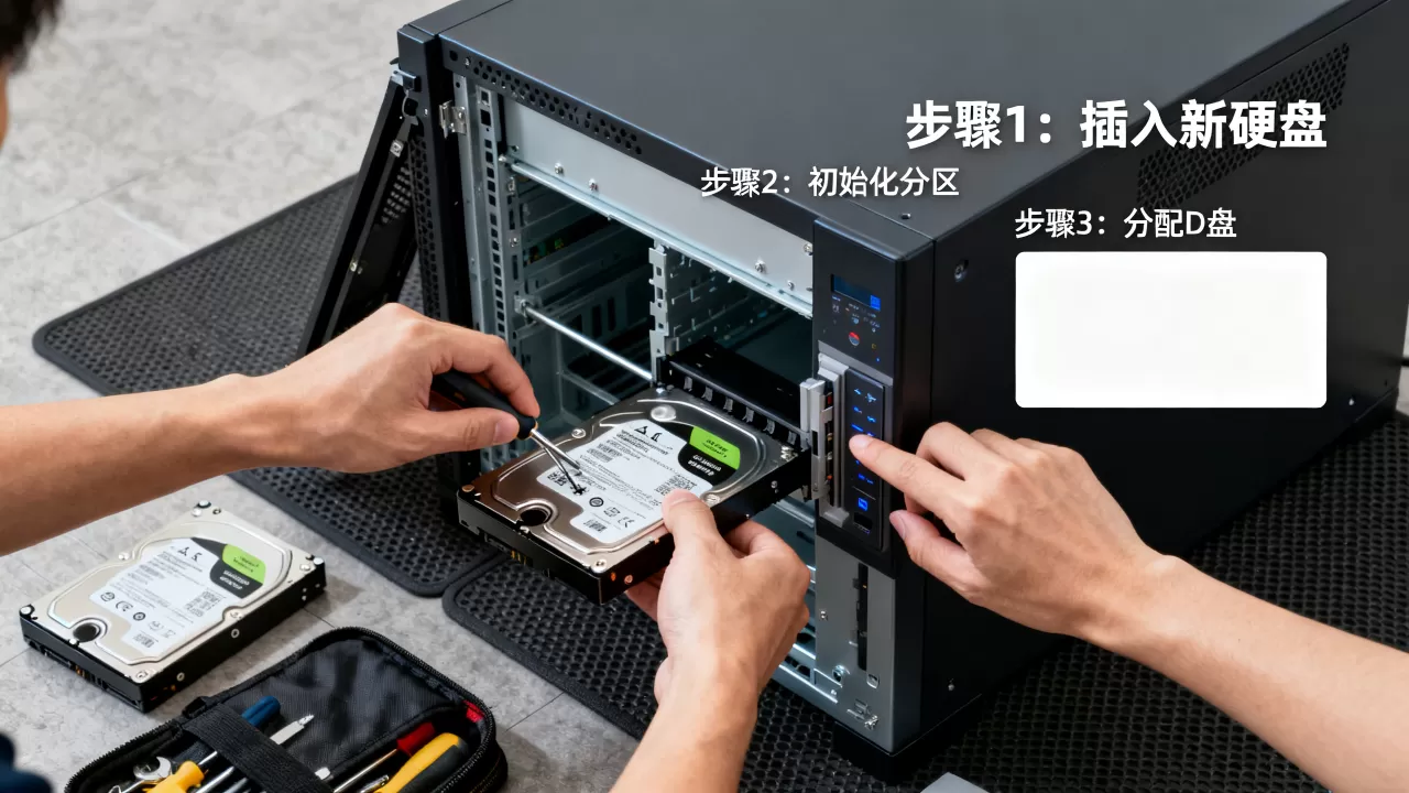 云服务器只有一个C盘怎么加D盘?,如何增加硬盘 云服务器只有一个C盘怎么加D盘?,如何增加硬盘