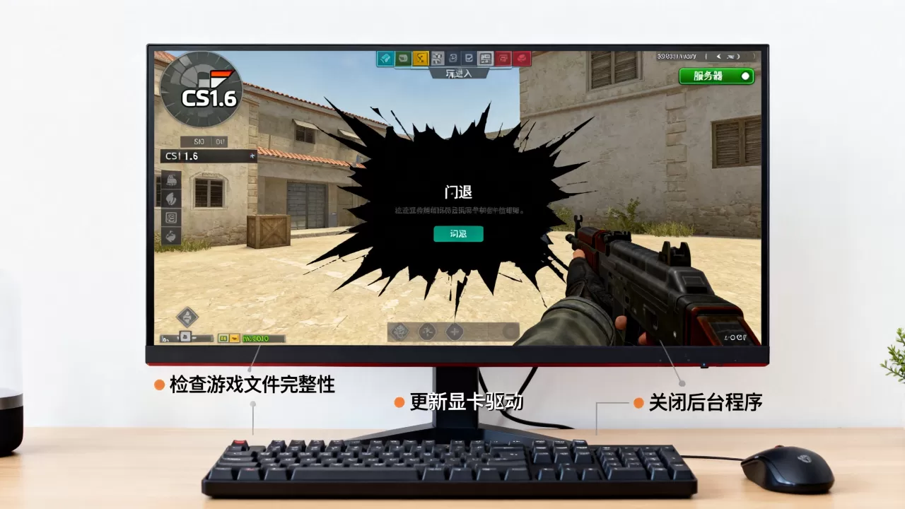 CS1.6一进服务器就闪退怎么回事,如何解决 CS1.6一进服务器就闪退怎么回事,如何解决