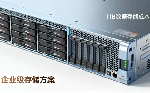 商用服务器一个T数据要多少钱，服务器数据存储价格是多少