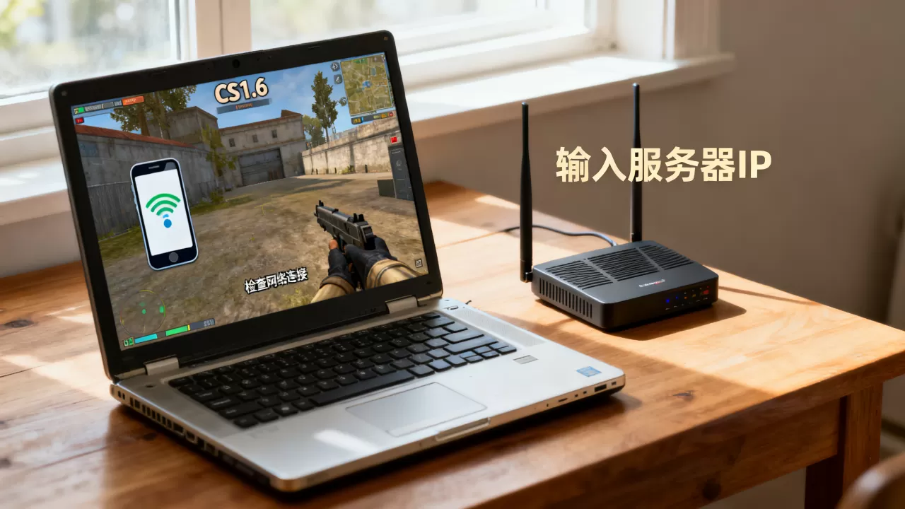 无线网下CS1.6怎么连接服务器,连接不上怎么办 无线网下CS1.6怎么连接服务器,连接不上怎么办