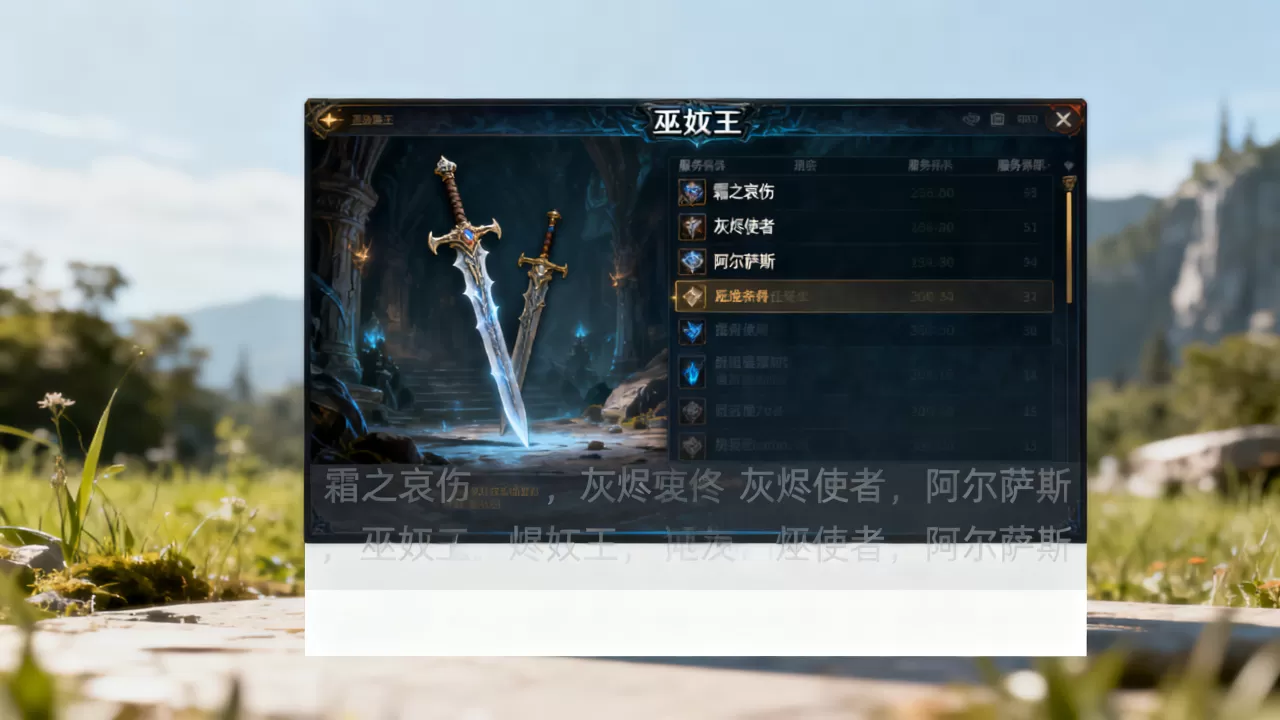 巫妖王哪些是新服务器 巫妖王哪些是新服务器