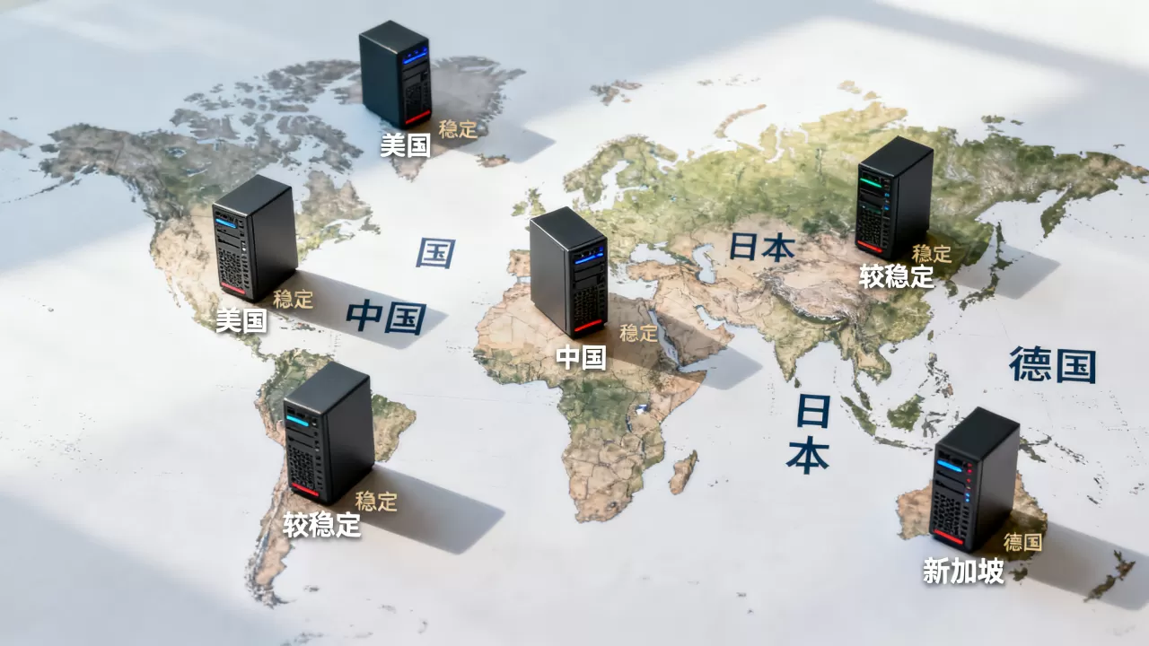全球IP地址服务器在哪些国家,哪个最稳定? 全球IP地址服务器在哪些国家,哪个最稳定?