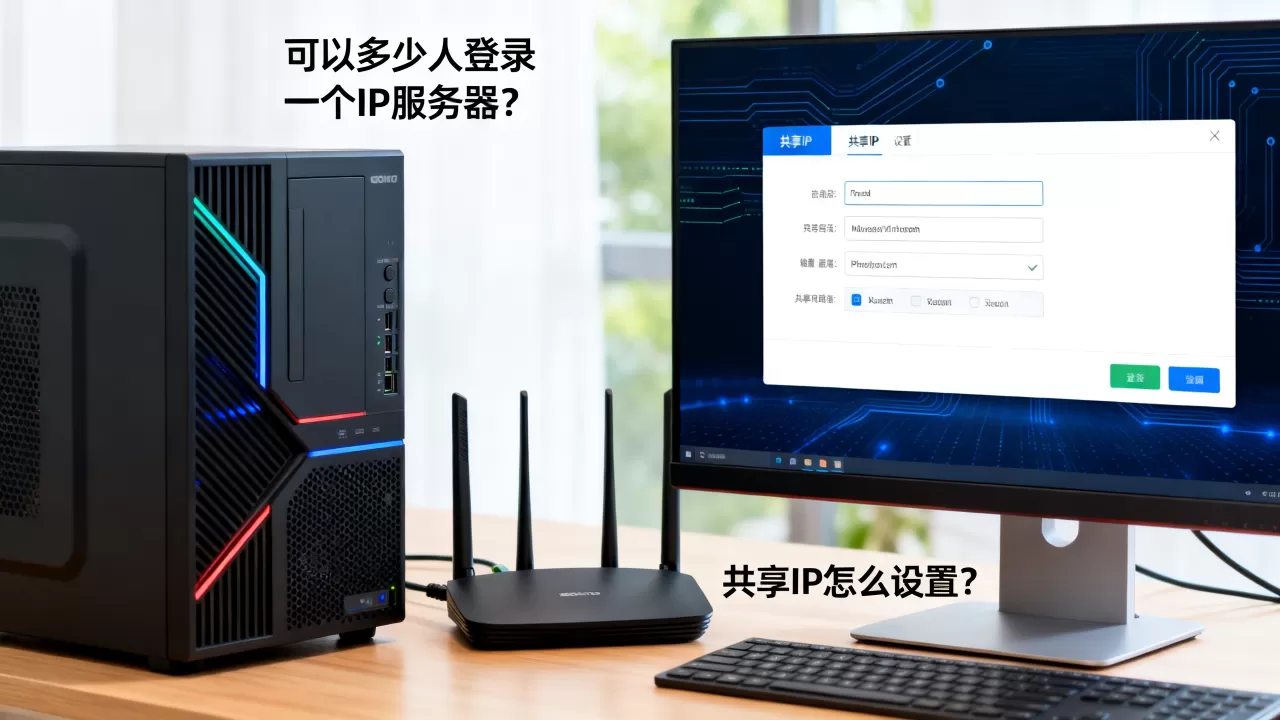 可以多少人登录一个IP服务器?,共享IP怎么设置? 可以多少人登录一个IP服务器?,共享IP怎么设置?