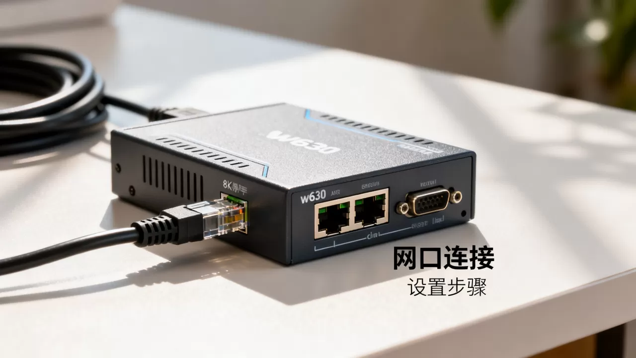 w630串口服务器的网口怎么用,怎么设置? w630串口服务器的网口怎么用,怎么设置?