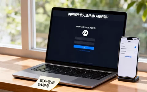 为什么换绑账号后无法连接到EA服务器？，怎么解决？