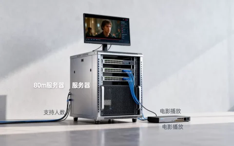 80m服务器能支持多少人看电影？，够用吗？