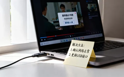 U盘打开视频为何会显示服务器运行失败，怎么解决？