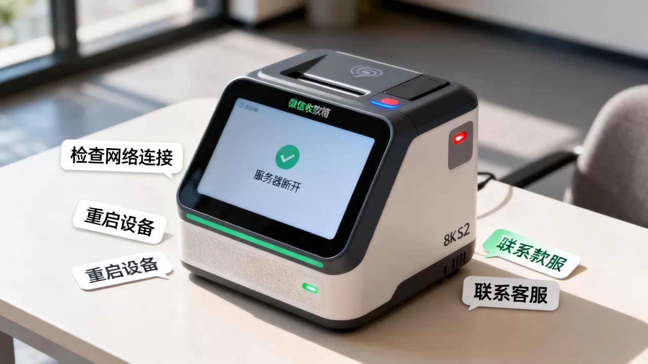 微信收款箱s2服务器断开怎么回事,怎么解决? 微信收款箱s2服务器断开怎么回事,怎么解决?