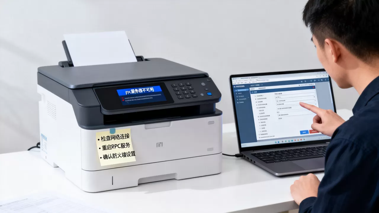 打印机显示rpc服务器不可用怎么办,是什么原因造成的? 打印机显示rpc服务器不可用怎么办,是什么原因造成的?