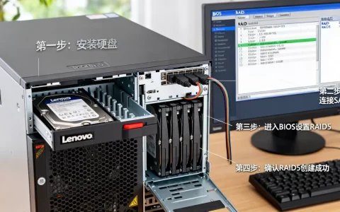联想3650m5服务器怎么做raid5，详细步骤有哪些