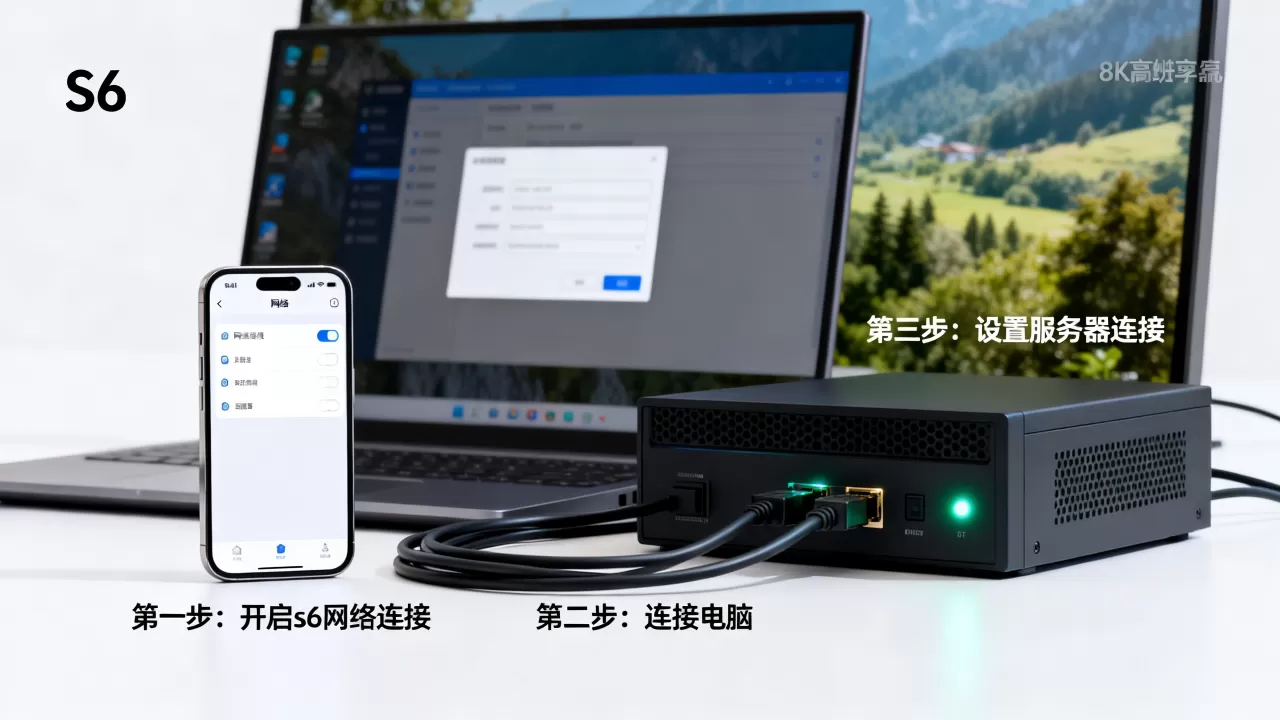 s6怎么开网络连接电脑连接服务器,怎么设置 s6怎么开网络连接电脑连接服务器,怎么设置