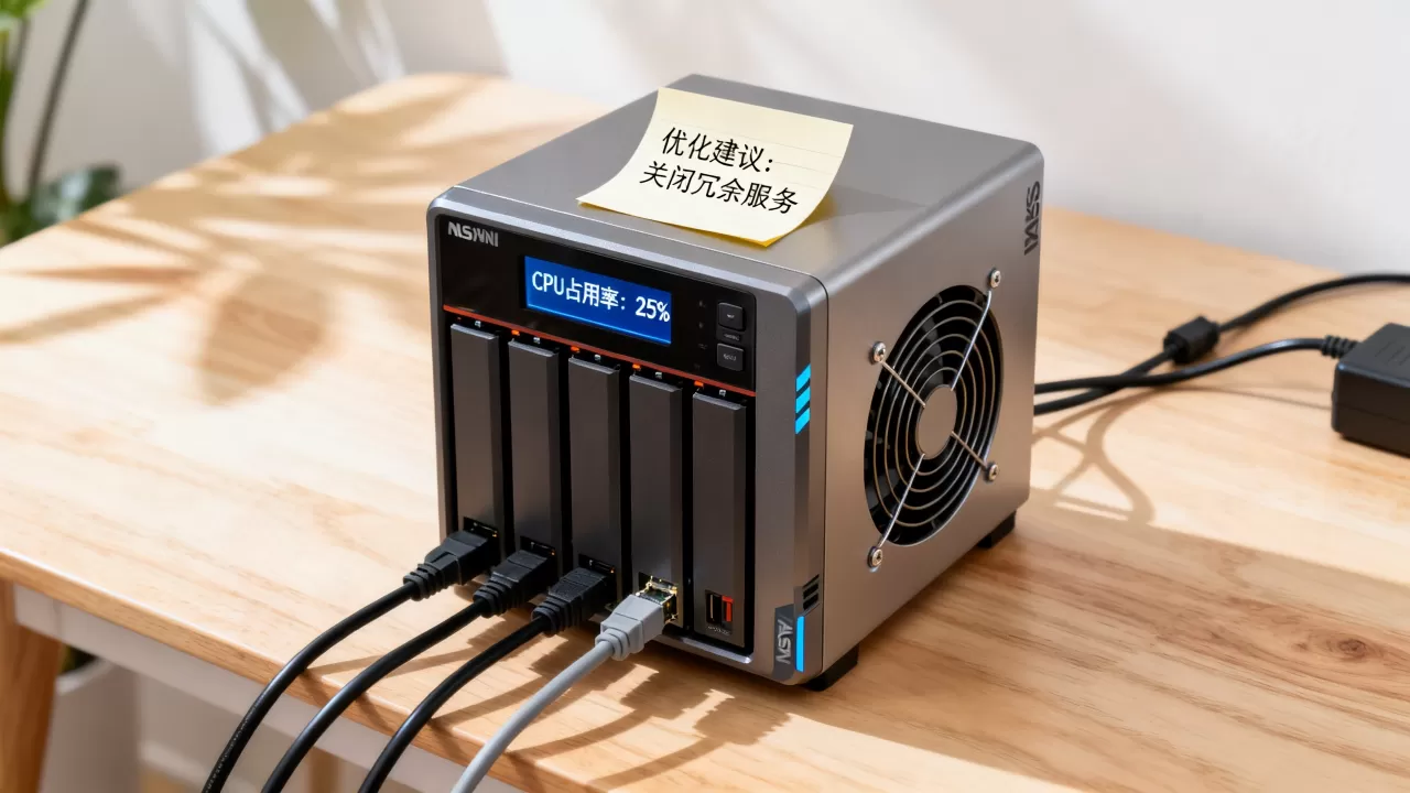 NAS群晖服务器CPU占用率一般多少,怎么优化? NAS群晖服务器CPU占用率一般多少,怎么优化?