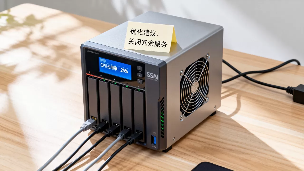 NAS群晖服务器CPU占用率一般多少,怎么优化? NAS群晖服务器CPU占用率一般多少,怎么优化?