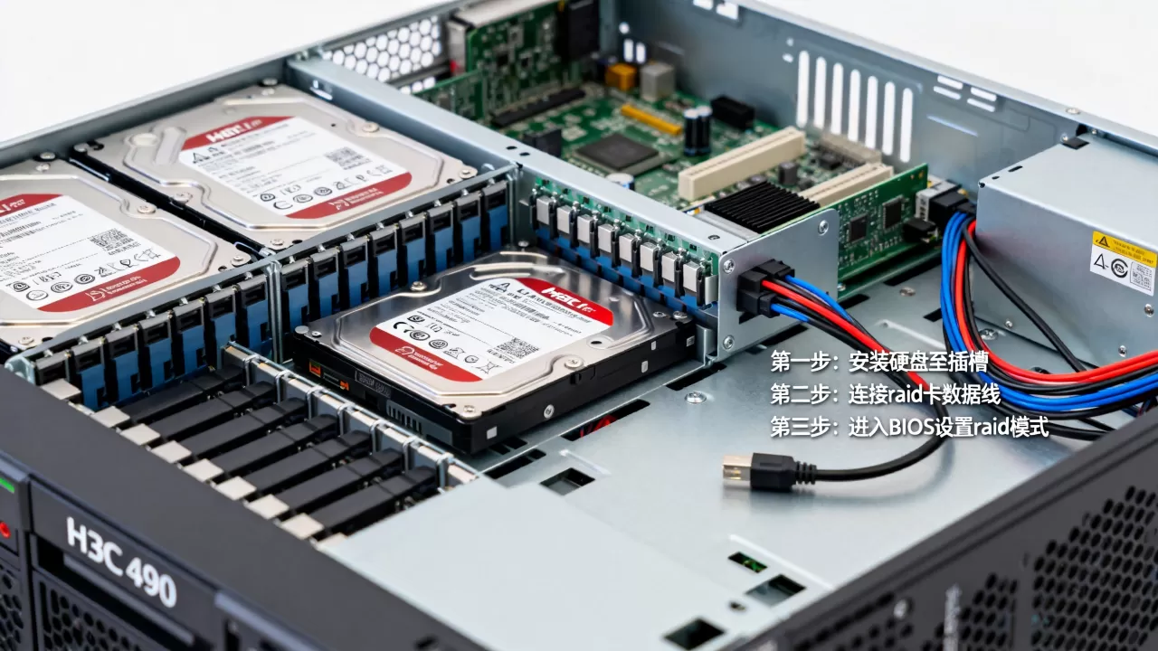 h3c r4900服务器怎么做raid?,有哪些步骤? h3c r4900服务器怎么做raid?,有哪些步骤?