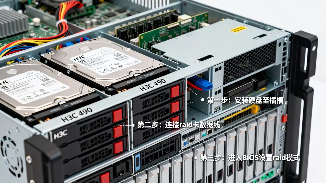h3c r4900服务器怎么做raid?,有哪些步骤? h3c r4900服务器怎么做raid?,有哪些步骤?