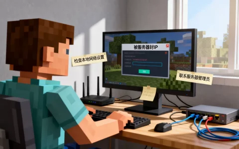 我的世界中国版被服务器封ip怎么办