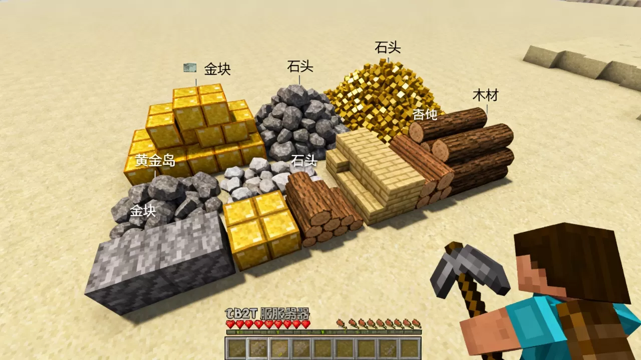 2b2t服务器黄金岛是怎么建的,需要什么材料? 2b2t服务器黄金岛是怎么建的,需要什么材料?