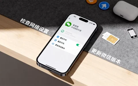 苹果手机微信4g为何显示未连接服务器，怎么解决