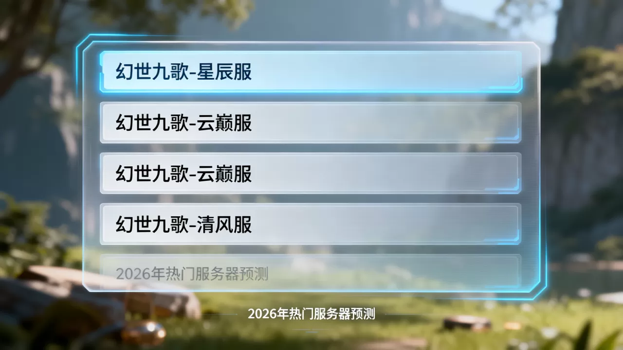 幻世九歌服务器有哪些?,2026年哪个服务器最火? 幻世九歌服务器有哪些?,2026年哪个服务器最火?