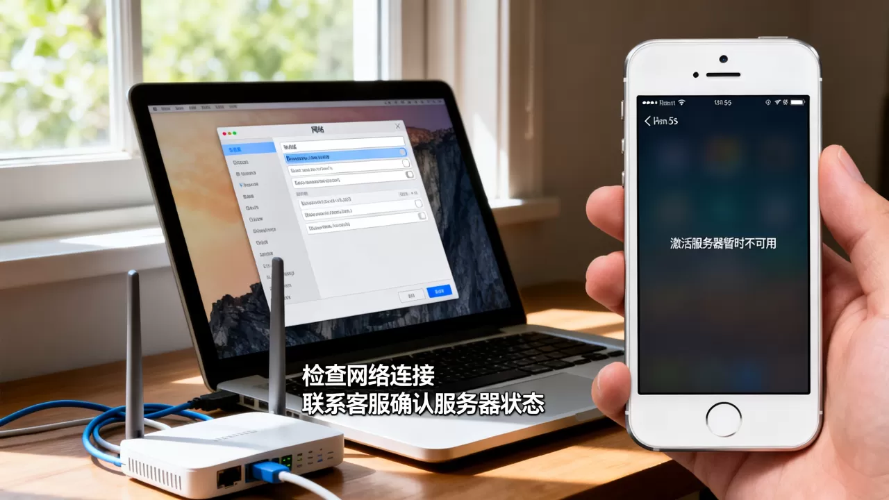 5s激活服务器暂时不能用怎么办,怎么回事? 5s激活服务器暂时不能用怎么办,怎么回事?