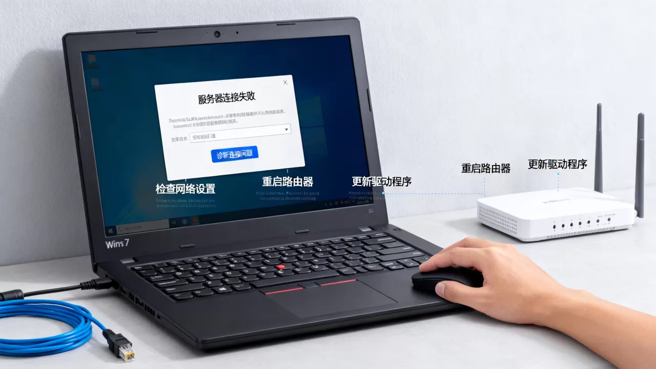 win7电脑打不开服务器失败怎么办,怎么修复服务器连接错误? win7电脑打不开服务器失败怎么办,怎么修复服务器连接错误?