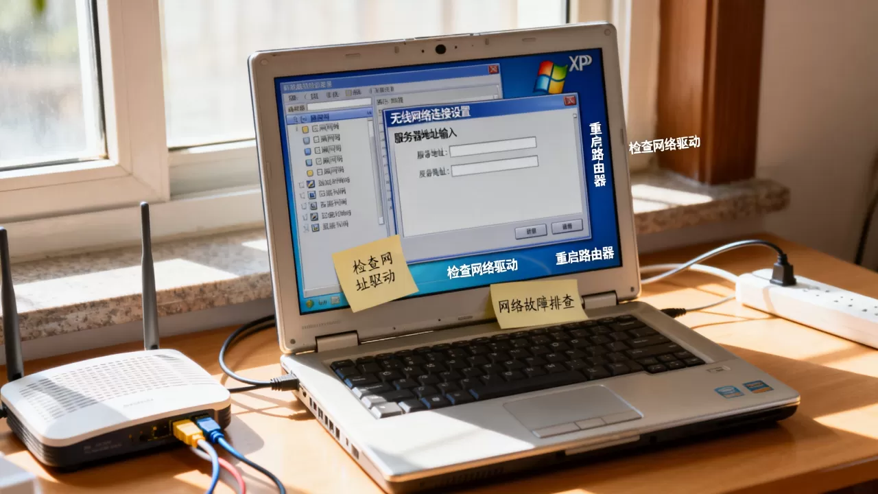 xp系统怎么出现无线网络连接服务器?,怎么解决 xp系统怎么出现无线网络连接服务器?,怎么解决