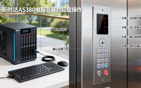 新时达AS380电梯怎么用服务器封超载？,操作步骤是什么？