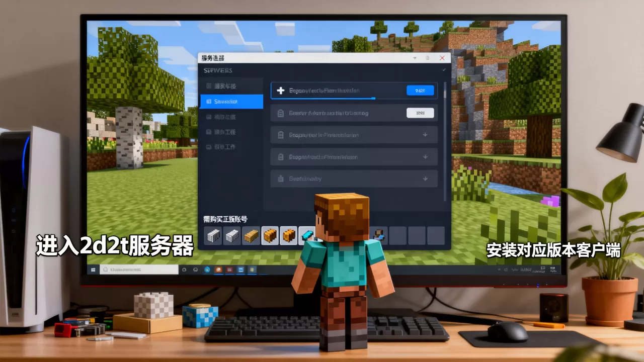 我的世界国际版如何进入2d2t服务器?,需要什么条件 我的世界国际版如何进入2d2t服务器?,需要什么条件