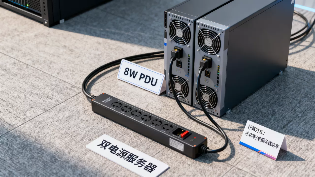 8kw的pdu能带多少双电源服务器?,怎么算 8kw的pdu能带多少双电源服务器?,怎么算
