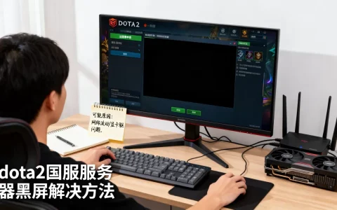 dota2选国服服务器进去黑屏怎么解决？，是什么原因造成的