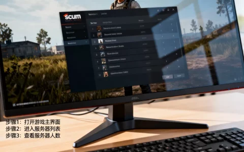 scum服务器是显示总人数吗？，怎么查看人数