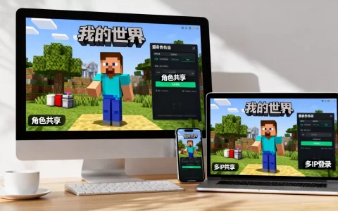 我的世界不同IP怎么使用同一个服务器角色，怎么共享角色