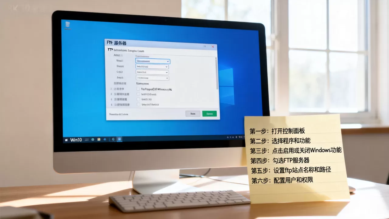 win10家庭版如何配置ftp服务器,详细步骤? win10家庭版如何配置ftp服务器,详细步骤?