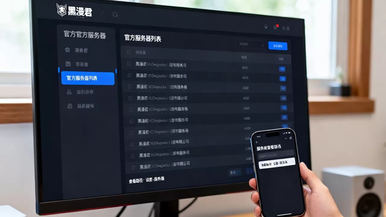 黑漫君官方服务器有哪些呢,在哪里可以查看? 黑漫君官方服务器有哪些呢,在哪里可以查看?