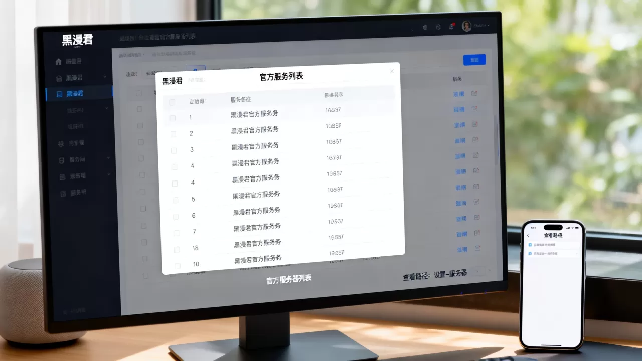 黑漫君官方服务器有哪些呢,在哪里可以查看? 黑漫君官方服务器有哪些呢,在哪里可以查看?
