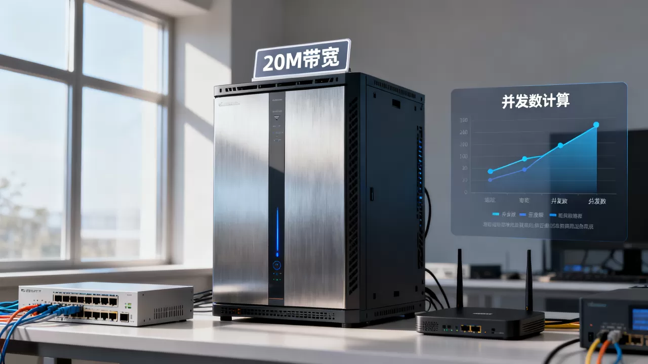 20M带宽服务器能承载多少人同时在线,并发数怎么算? 20M带宽服务器能承载多少人同时在线,并发数怎么算?