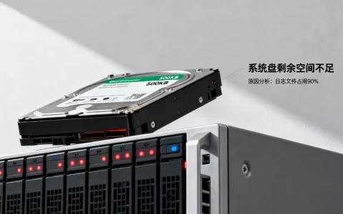 服务器系统盘只有几百k了怎么办，是什么原因