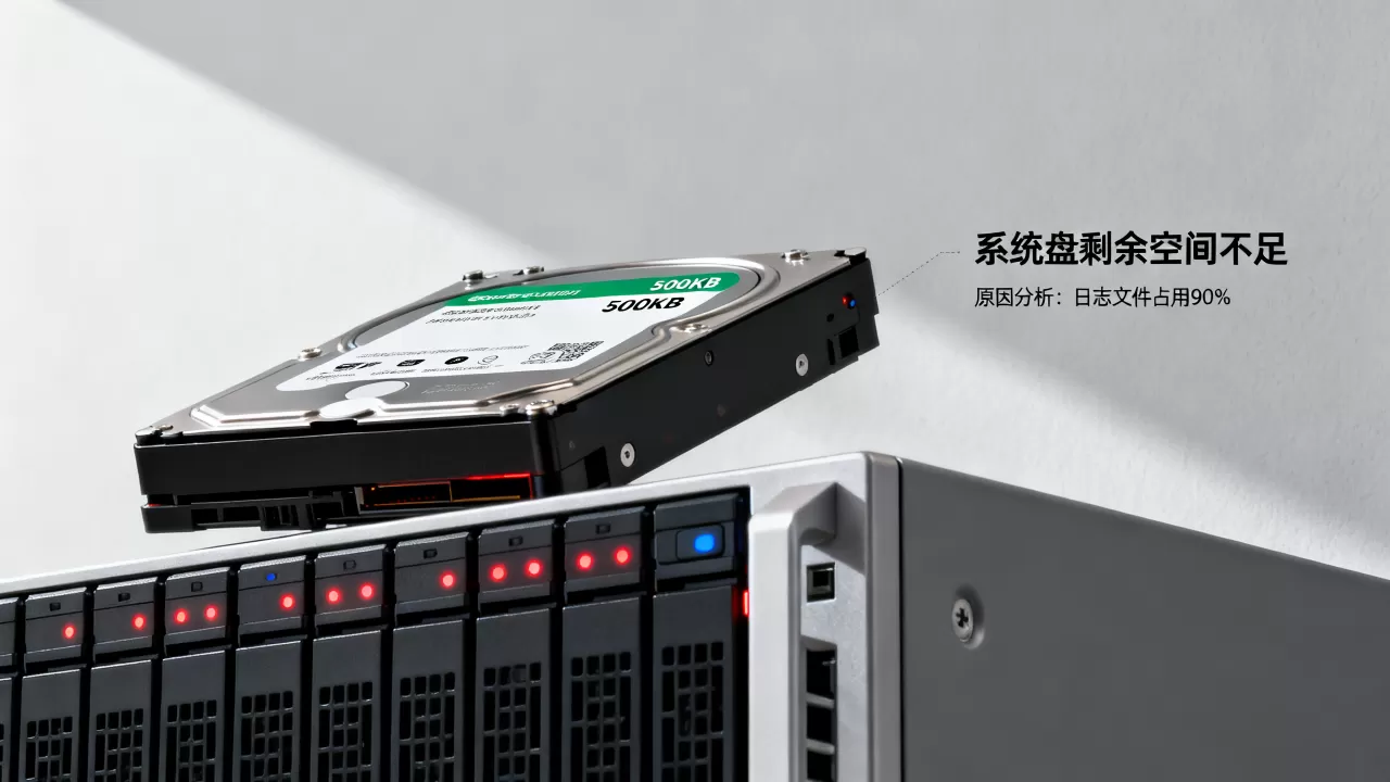 服务器系统盘只有几百k了怎么办,是什么原因 服务器系统盘只有几百k了怎么办,是什么原因
