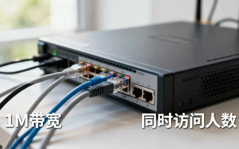 服务器1M带宽能支撑多少人同时访问，够用吗？