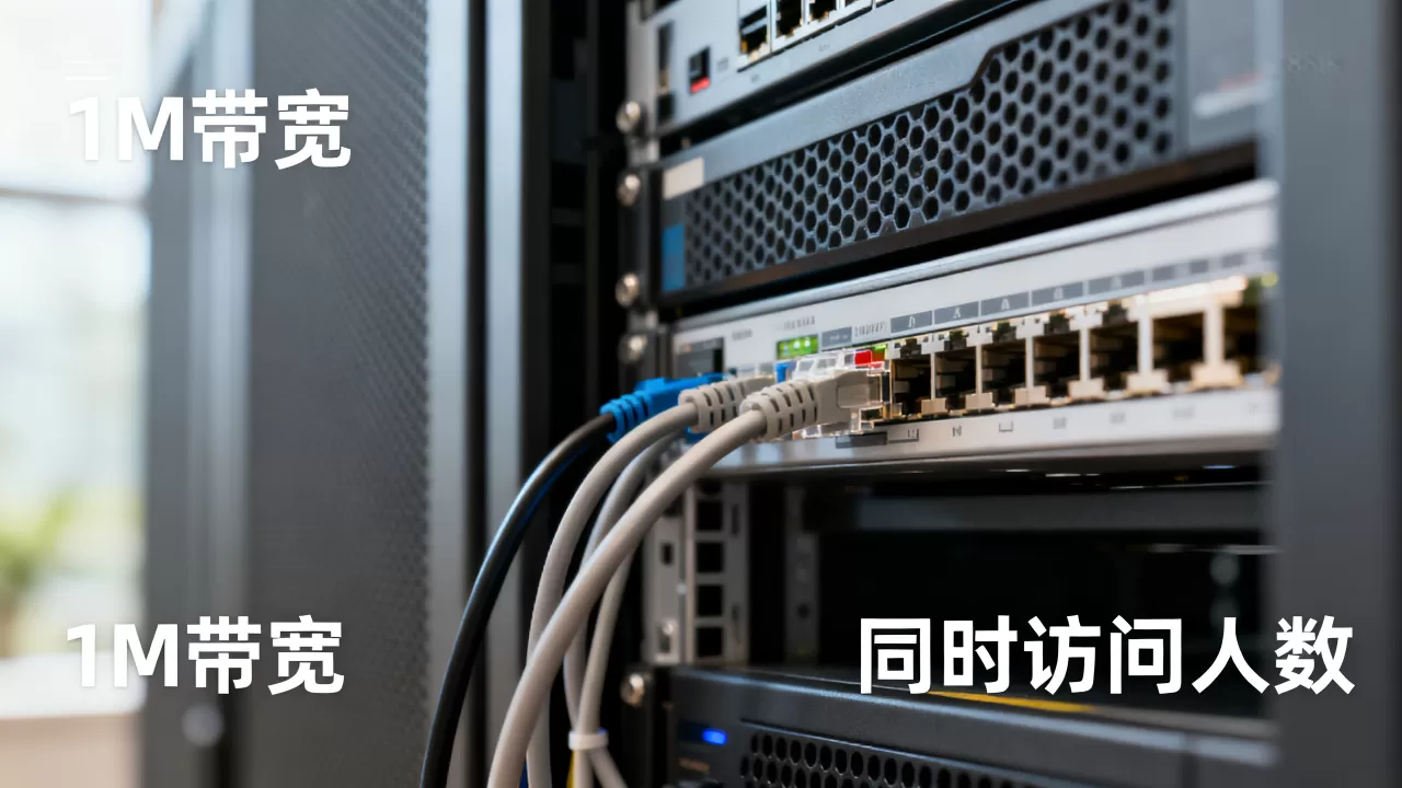 服务器1M带宽能支撑多少人同时访问,够用吗? 服务器1M带宽能支撑多少人同时访问,够用吗?