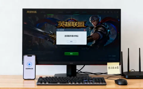 英雄联盟登录游戏连接服务器未响应怎么办，怎么回事？
