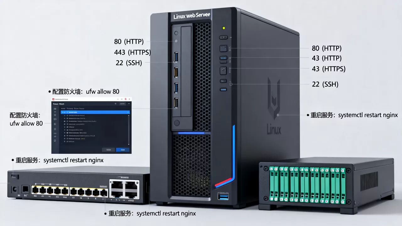 Linux web服务器需要开哪些端口号,怎么配置? Linux web服务器需要开哪些端口号,怎么配置?